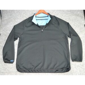 Rhone Sweater Adult‎ 2XL Black 1/4 Quarter Zip Pullover Performance Mens XXL